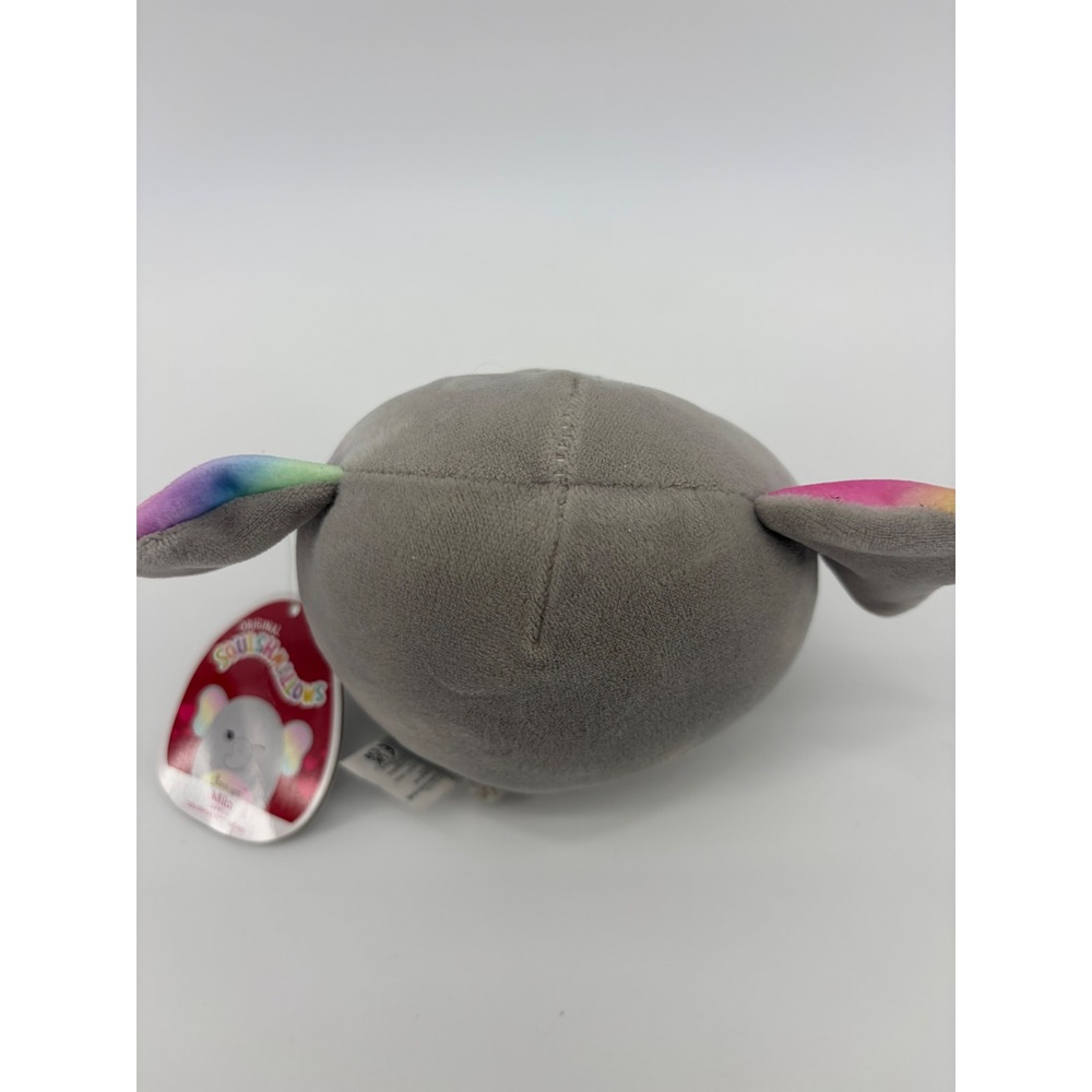 Squishmallows Mila Elephant Plush Kids 5 Inch Grey Rainbow Valentine Hearts 2022 - Picture 5 of 8
